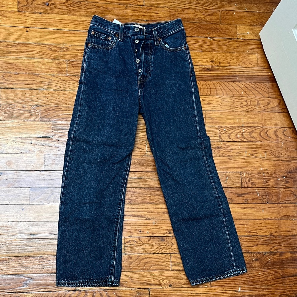 Women’s Levi’s Blue Straight Leg Jeans